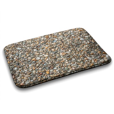 Non slip bath mat Stony beach