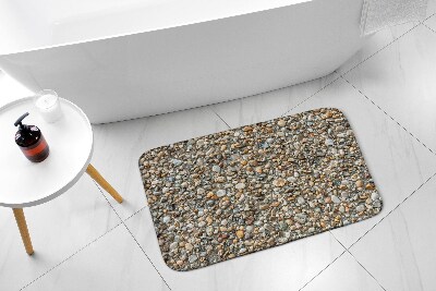 Non slip bath mat Stony beach