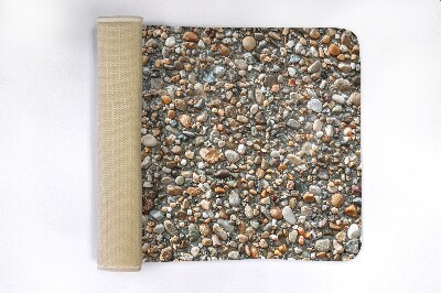 Non slip bath mat Stony beach