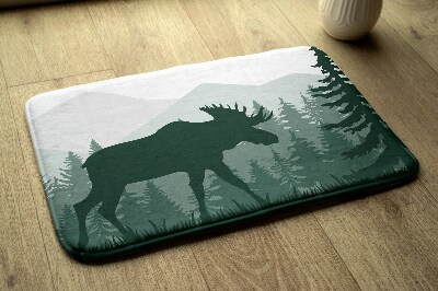 Bathmat Moose Nature