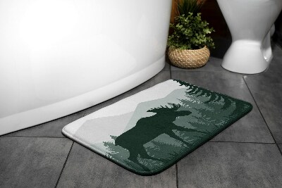 Bathmat Moose Nature