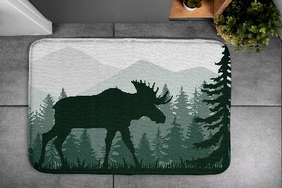 Bathmat Moose Nature