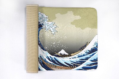 Bathroom rug Kanagawa Great wave