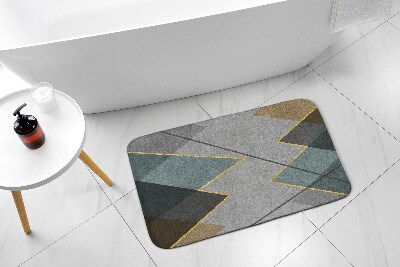 Bathroom mat Geometric patterns