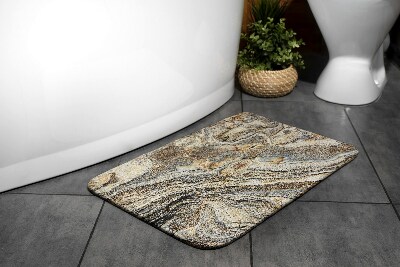 Bath rug Marble