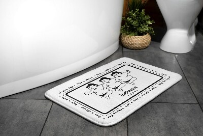 Non slip bath mat Sumo players