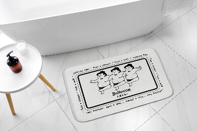 Non slip bath mat Sumo players