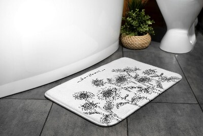 Bathmat Sunflowers Flowers