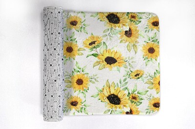 Bath mat Sunflowers Flowers