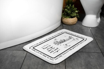 Bathroom rug Bathtub Bath