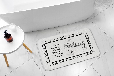 Bathroom rug Bathtub Bath