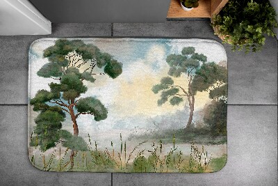 Bath rug Landscape River