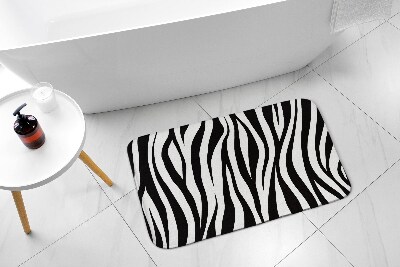 Non slip bath mat Zebra Stripes