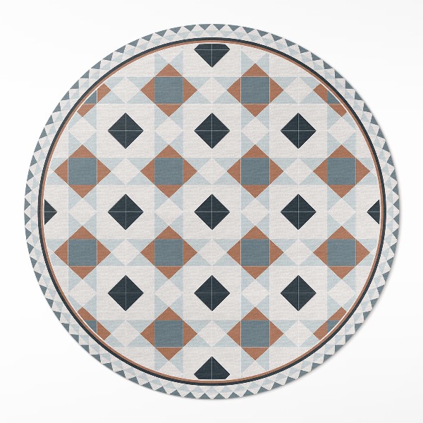 Vinyl floor rug Geometric mosaic beautiful tiles