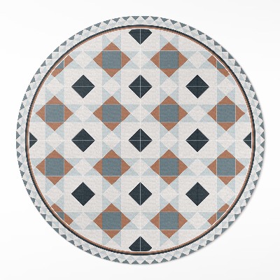 Vinyl floor rug Geometric mosaic beautiful tiles