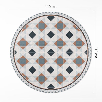 Vinyl floor rug Geometric mosaic beautiful tiles