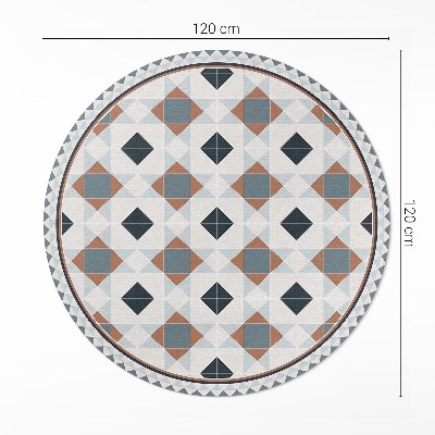 Vinyl floor rug Geometric mosaic beautiful tiles