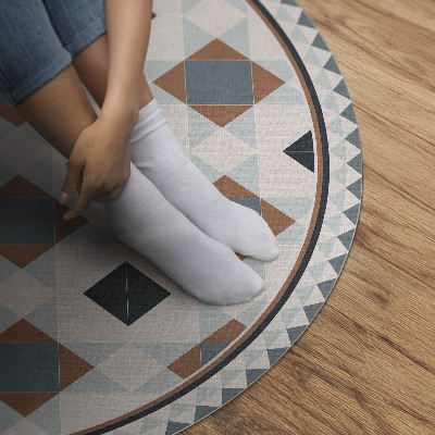 Vinyl floor rug Geometric mosaic beautiful tiles