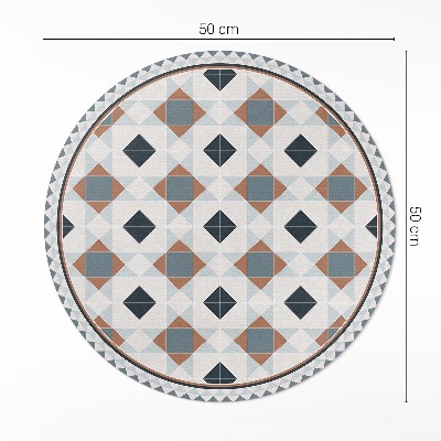 Vinyl floor rug Geometric mosaic beautiful tiles