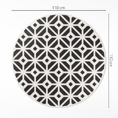 Pvc rug Regular tile fashion mosaic