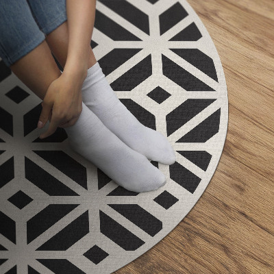 Pvc rug Regular tile fashion mosaic