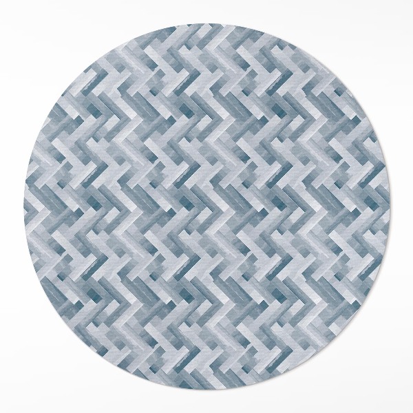 Pvc carpet Painted parquet herringbone pattern