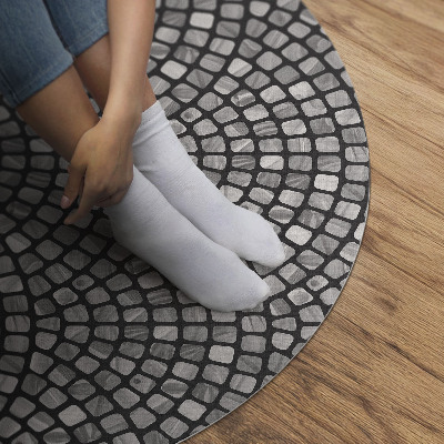Pvc rug Stone design tiny mosaic