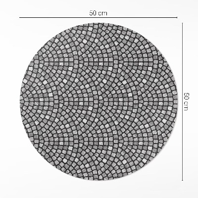Pvc rug Stone design tiny mosaic