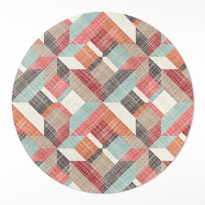 Pvc carpet Worn geometric pattern