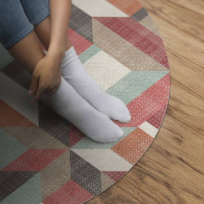 Pvc carpet Worn geometric pattern