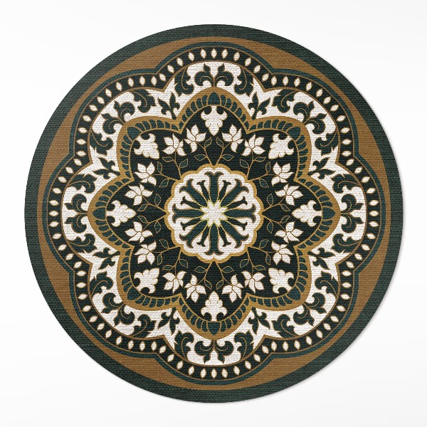 Pvc rug Central plant pattern