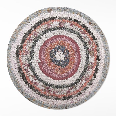 Vinyl rug Knitted vintage pattern