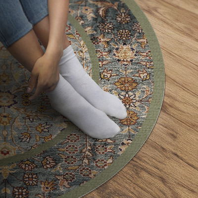 Pvc carpet Vintage plants in Turkish style