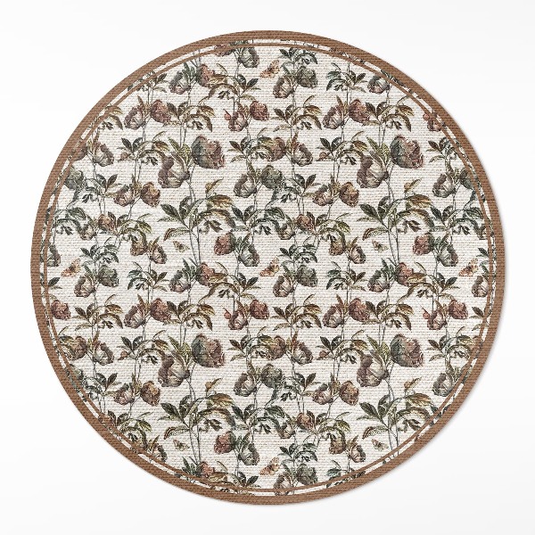 Pvc carpet Fine decorative vintage twigs