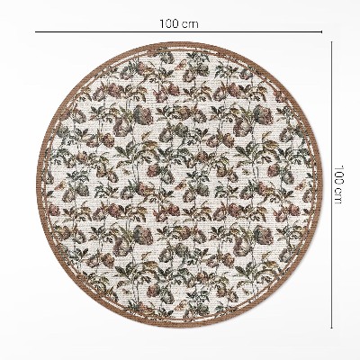 Pvc carpet Fine decorative vintage twigs