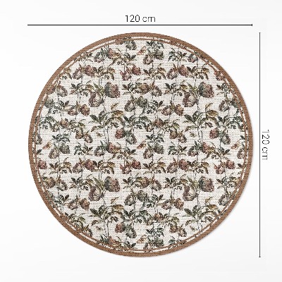 Pvc carpet Fine decorative vintage twigs
