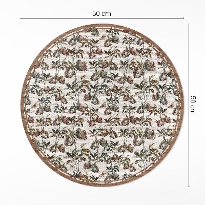 Pvc carpet Fine decorative vintage twigs