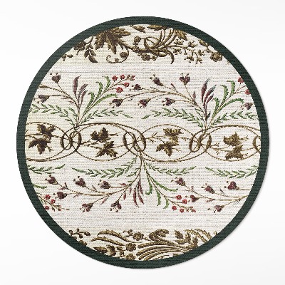 Vinyl rug Decorative plant ornaments