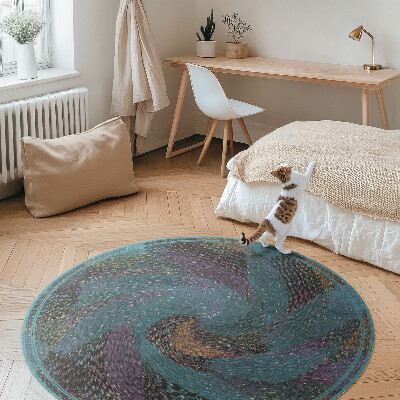Vinyl floor rug Abstract composition of spots