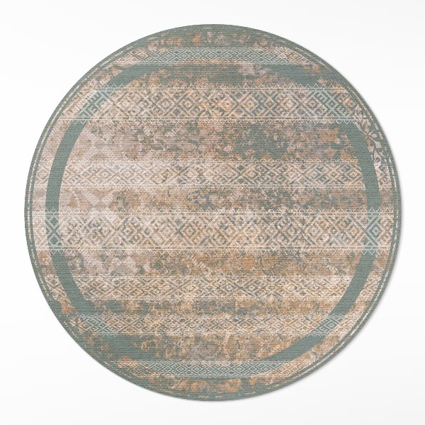 Pvc rug Antique patterns on texture