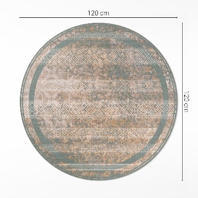 Pvc rug Antique patterns on texture