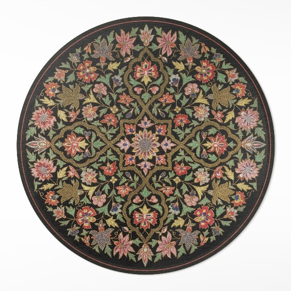 Pvc rug Colorful floral composition