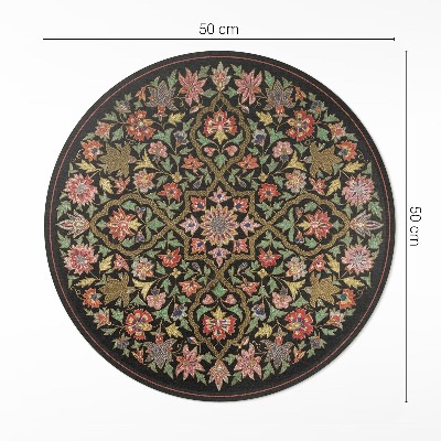 Pvc rug Colorful floral composition