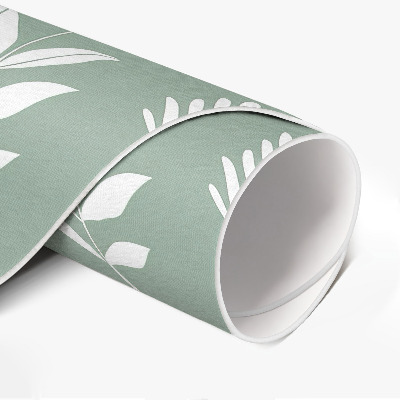 Pvc carpet Tiny plants boho delicate leaves