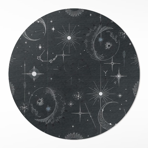 Vinyl rug Universe astrology constellation moon