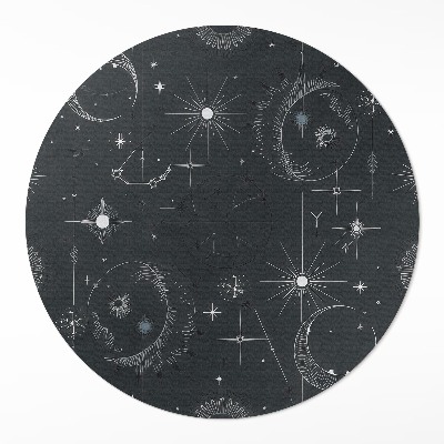 Vinyl rug Universe astrology constellation moon