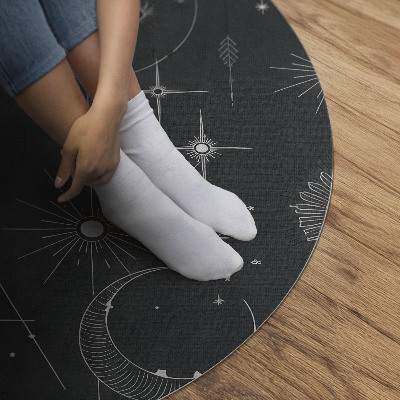 Vinyl rug Universe astrology constellation moon