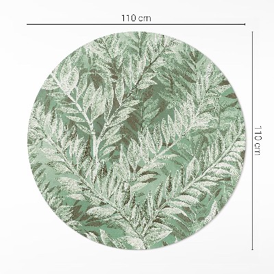 Pvc carpet Lush vegetation boho vintage