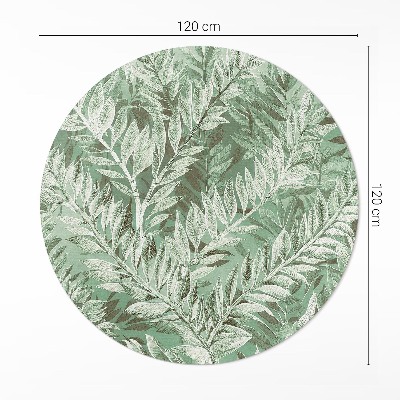 Pvc carpet Lush vegetation boho vintage
