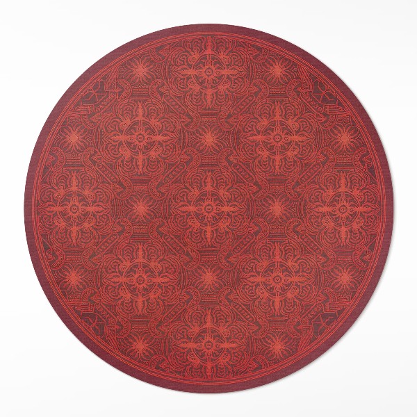 Pvc rug Decorative pattern in vintage Persian style